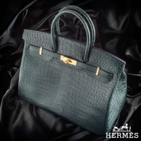 Herms Porosus Crocodile 35cm Birkin Bag